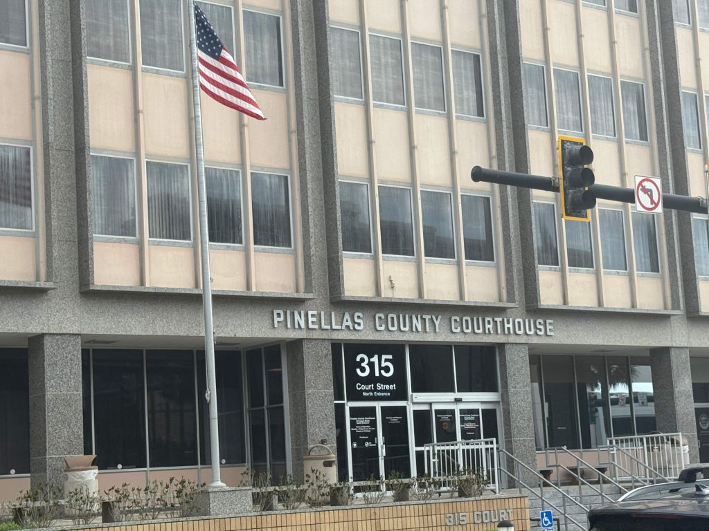 Clearwater Courthouse (venue for Largo probate cases) exterior at 315 Court St., home to the Pinellas County Clerk of Court Probate Department in Room 106. Florida Probate Law Group provides flat fee estate administration for families in Largo and the Sixth Judicial Circuit.